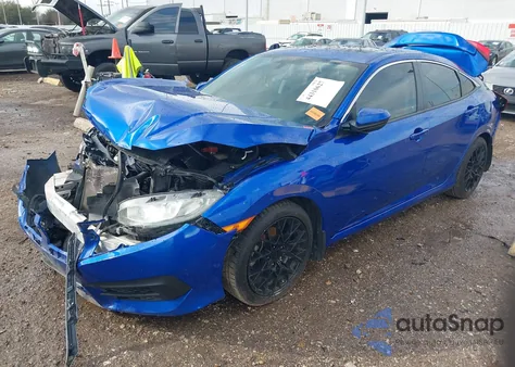2018 Honda Civic Ex z USA, uszkodzony, nr VIN 19XFC2F76JE016147